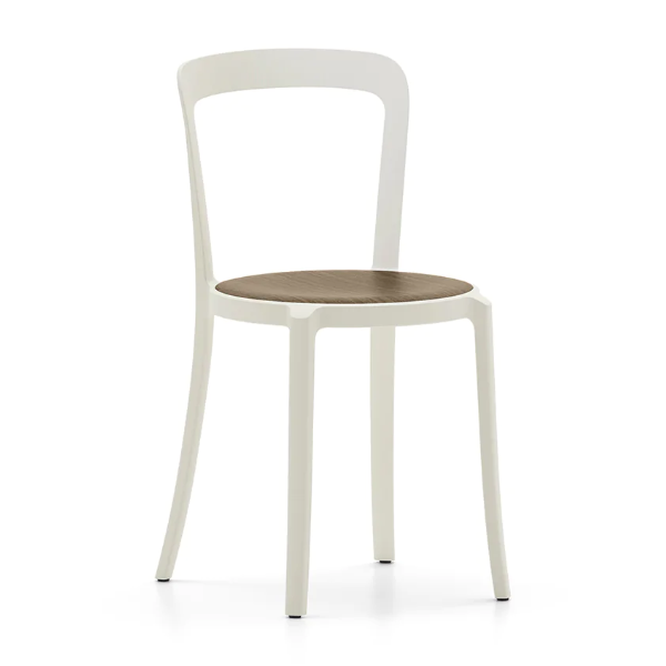 Emeco On & On Chair - Plywood Seat Chairs Emeco White Walnut Plywood
