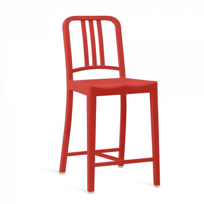 Emeco 111 Navy Counter Stool Stools Emeco RED