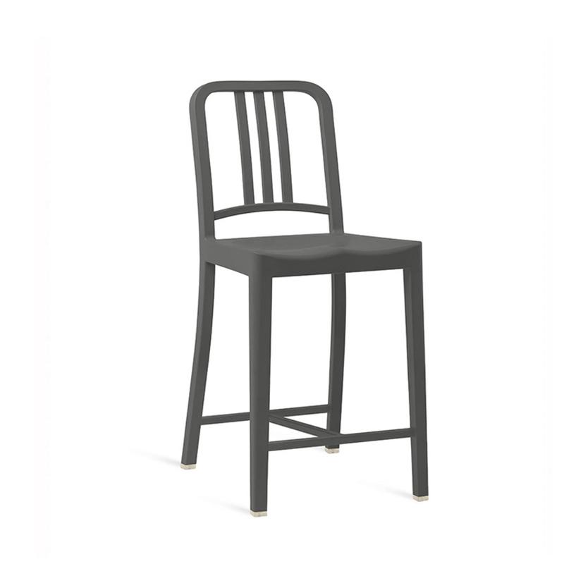 Emeco 111 Navy Counter Stool Stools Emeco CHARCOAL