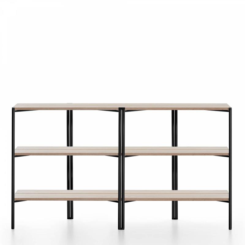 Emeco Run Shelf storage Emeco BLACK FRAME ASH