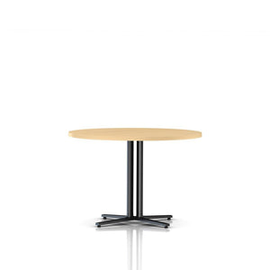 Everywhere Round Table Dining Tables herman miller 42-inch Diameter - Add $51.00 Natural Maple Laminate Black Umber