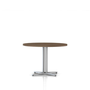 Everywhere Round Table Dining Tables herman miller 42-inch Diameter - Add $51.00 Walnut on Ash Metallic Silver