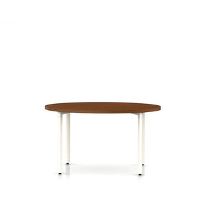Everywhere Round Table Dining Tables herman miller 48-inch Diameter - Add $11.00 Light Brown Walnut White