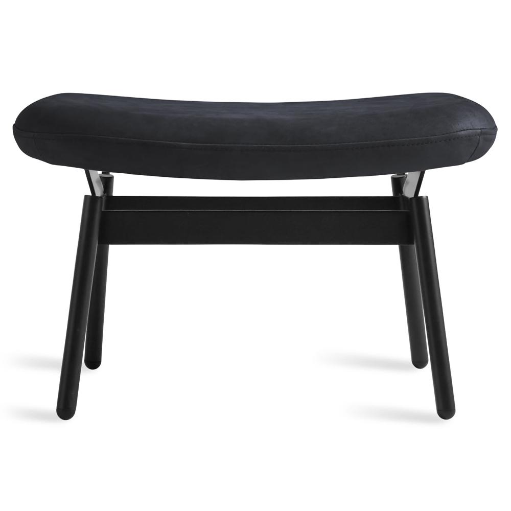 Field Ottoman ottomans BluDot Ink Leather