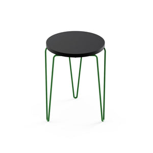 Florence Knoll Hairpin™ Stacking Table table Knoll Laminate - Black Painted Steel - Green 