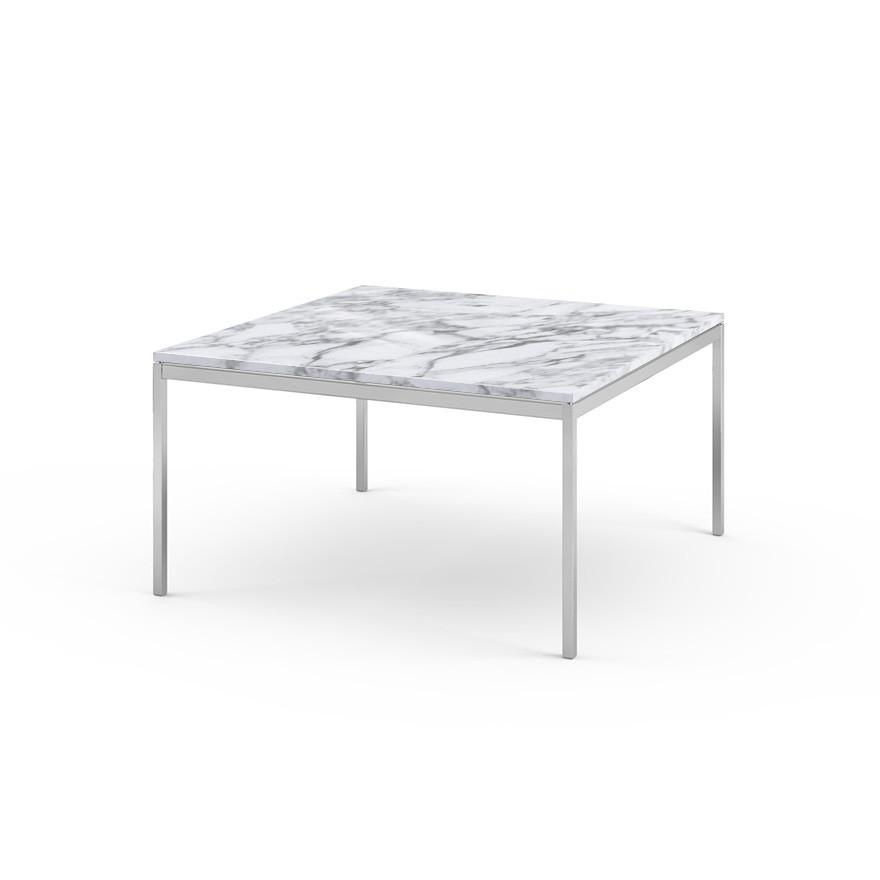 Florence Knoll Large End Table side/end table Knoll Polished chrome Arabescato marble, Shiny finish