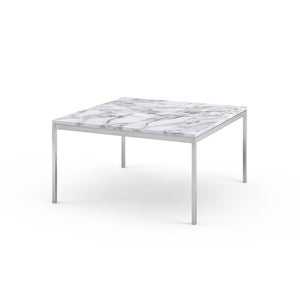 Florence Knoll Large End Table side/end table Knoll Polished chrome Arabescato marble, Shiny finish 