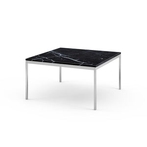 Florence Knoll Large End Table side/end table Knoll Polished chrome Nero Marquina marble, Shiny finish 