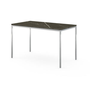Florence Knoll Mini Desk - 48" x 26" Desk's Knoll Grigio Marquina marble, Satin finish 
