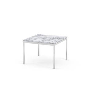 Florence Knoll Square Coffee Table Coffee Tables Knoll polished chrome Arabescato marble, Shiny finish 