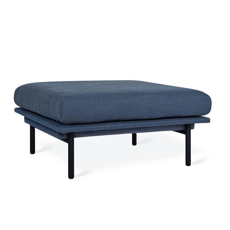 Foundry Ottoman Ottoman Gus Modern Hanson Navy Black