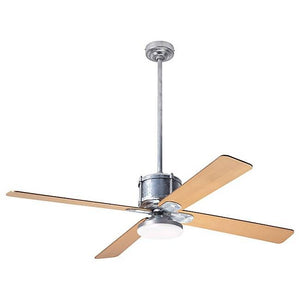 Industry DC Ceiling Fan Ceiling Fans Modern Fan Co Galvanized Maple Remote Control With 20w LED