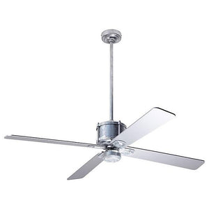 Industry DC Ceiling Fan Ceiling Fans Modern Fan Co Galvanized Silver Remote Control Without Light