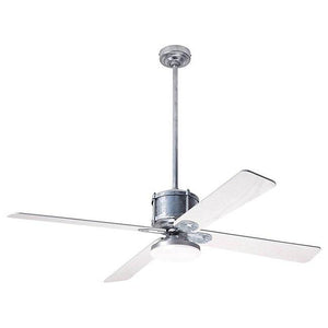 Industry DC Ceiling Fan Ceiling Fans Modern Fan Co Galvanized Whitewash Remote Control With 20w LED