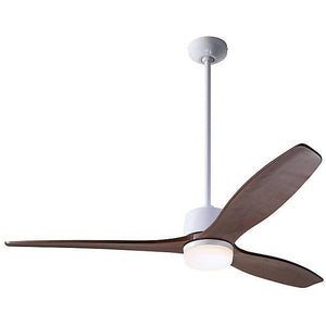 Arbor DC Ceiling Fan Ceiling Fans Modern Fan Co Gloss White Mahogany Wall Control With 17w LED