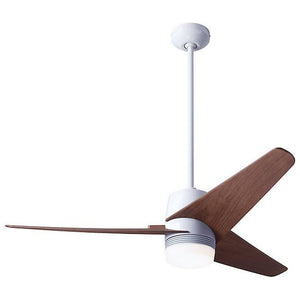 Velo DC Ceiling Fan Ceiling Fans Modern Fan Co Gloss White Mahogany Wall/Remote Control With 17w LED