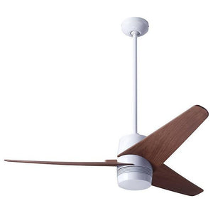 Velo DC Ceiling Fan Ceiling Fans Modern Fan Co Gloss White Mahogany Wall/Remote Control Without Light