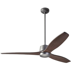 Arbor DC Ceiling Fan Ceiling Fans Modern Fan Co Graphite Mahogany Wall Control Without Light