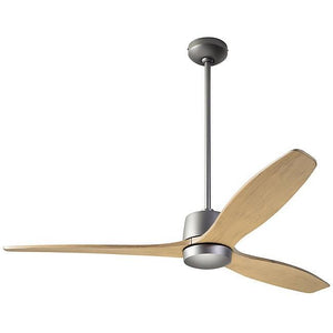 Arbor DC Ceiling Fan Ceiling Fans Modern Fan Co Graphite Maple Wall Control Without Light