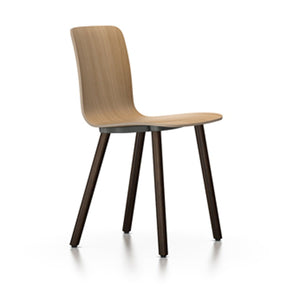 HAL Ply Wood Chair Side/Dining Vitra Dark Oak natural oak hard glides (standard)