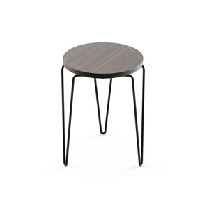 Florence Knoll Hairpin Stacking Table table Knoll Zebra black powder-coat base 