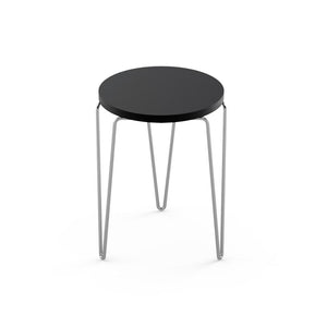 Florence Knoll Hairpin Stacking Table table Knoll Black chrome base 