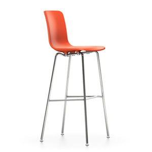 Hal Stool bar seating Vitra high seat high - 30.75" h + $85.00 orange white glides for carpet