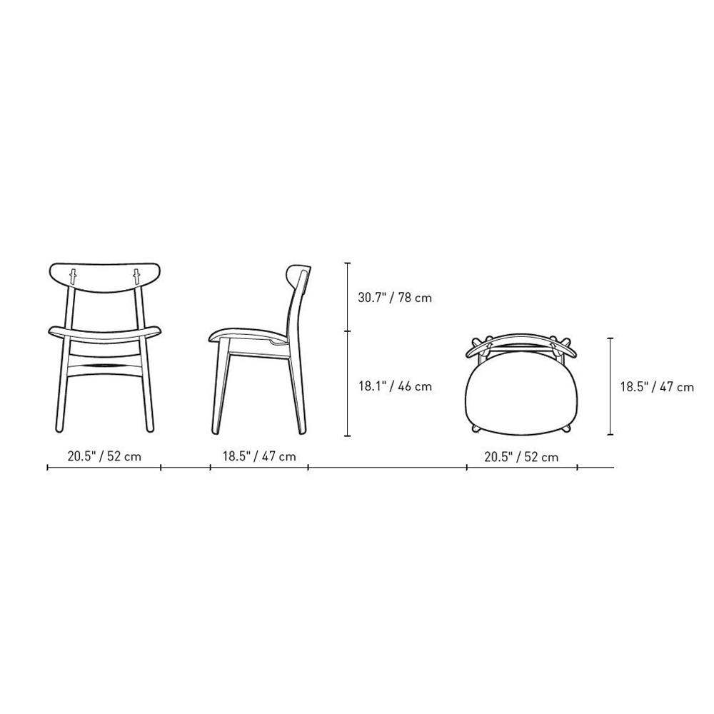 Hans Wegner CH30p Chair Side/Dining Carl Hansen