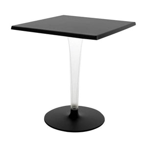 Toptop For Dr. Yes Rounded - Leg - Rounded Base table Kartell 23.625" Square Black
