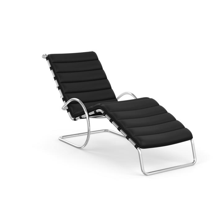 MR Adjustable Chaise Lounge lounge chair Knoll Sabrina Leather - White