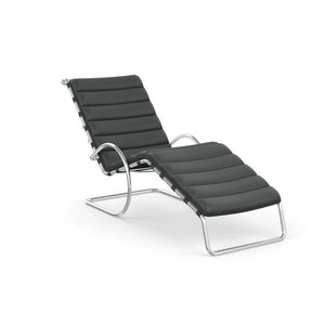 MR Adjustable Chaise Lounge lounge chair Knoll Sabrina Leather - Thundercloud 