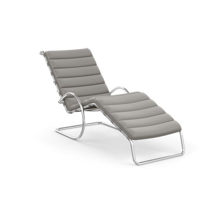 MR Adjustable Chaise Lounge lounge chair Knoll Volo Leather - Flint