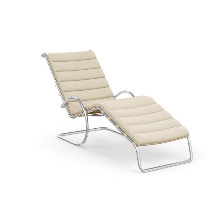 MR Adjustable Chaise Lounge lounge chair Knoll Volo Leather - Parchment