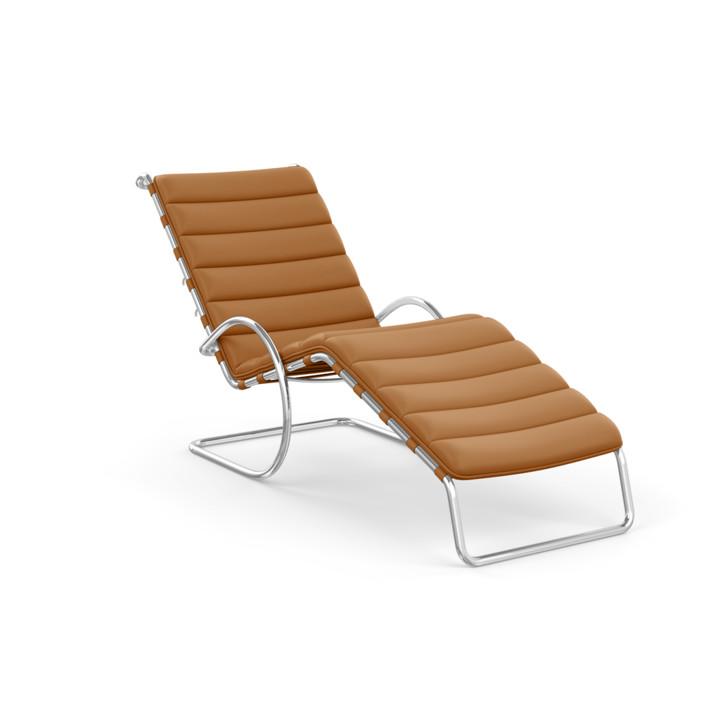 MR Adjustable Chaise Lounge lounge chair Knoll Volo Leather - Tan