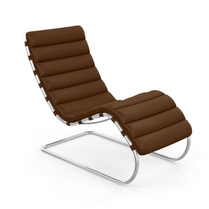 MR Chaise Lounge lounge chair Knoll Sabrina Leather - Nutmeg 