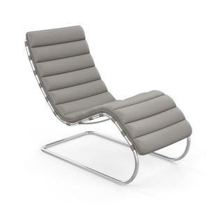 MR Chaise Lounge lounge chair Knoll Volo Leather - Flint 