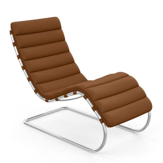 MR Chaise Lounge lounge chair Knoll Volo Leather - Toast