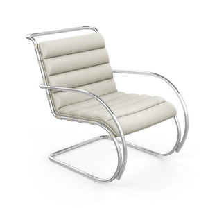 MR Lounge Arm Chair lounge chair Knoll Acqua Leather - Puget Sound 