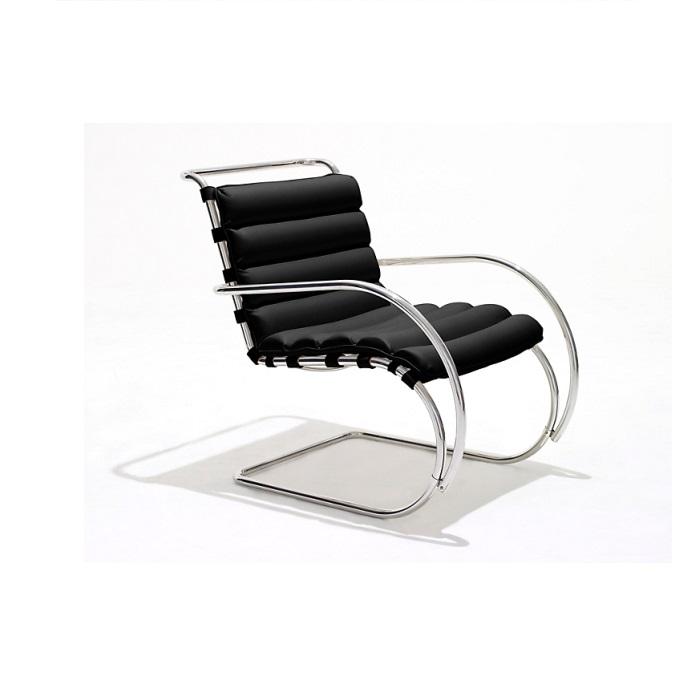 MR Lounge Arm Chair lounge chair Knoll Black