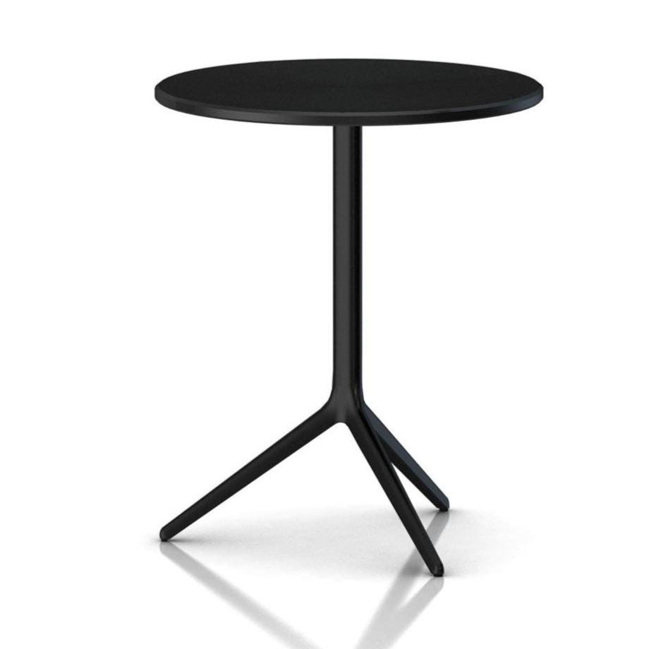 Central Table side/end table Magis Round Top - All Black(Indoor/Outdoor)