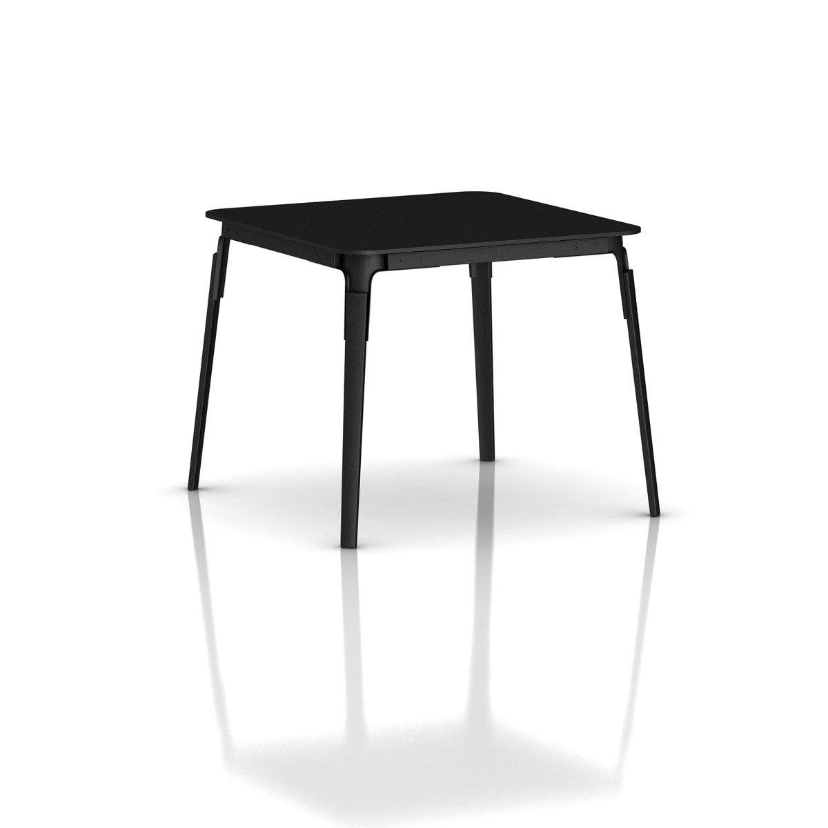 Steelwood Table Dining Tables Magis Square, 36" x 36" Black