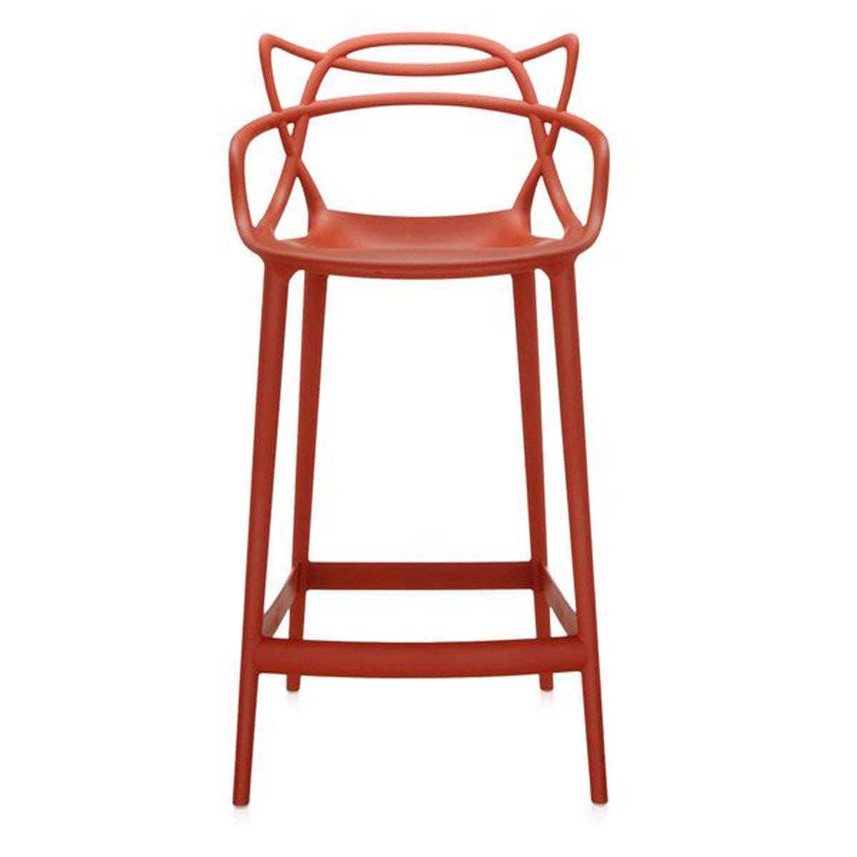 Masters Stool bar seating Kartell Counter Height Rusty Orange