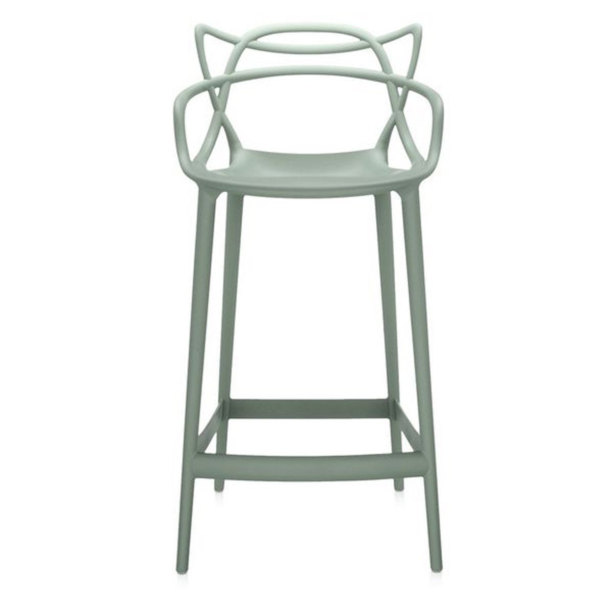 Masters Stool bar seating Kartell Counter Height Sage Green
