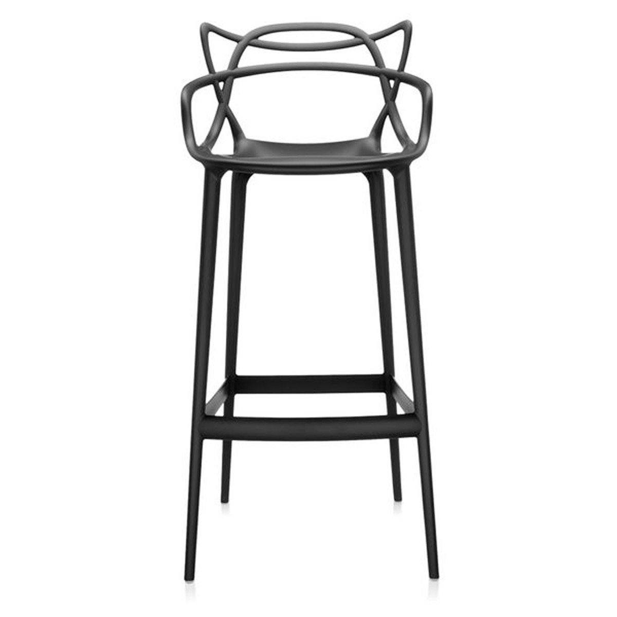 Masters Stool bar seating Kartell Bar Height Black