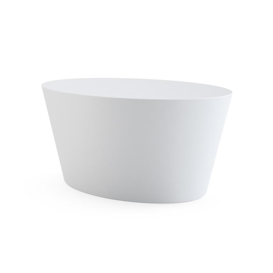 Maya Lin Stones Coffee Table Outdoors Knoll White