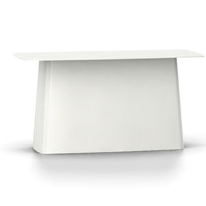 Metal Side Table side/end table Vitra Large +$210.00 White Top/White Base 