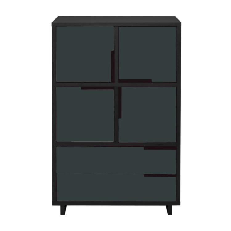 Modu-Licious #6 storage BluDot Graphite on Oak Slate