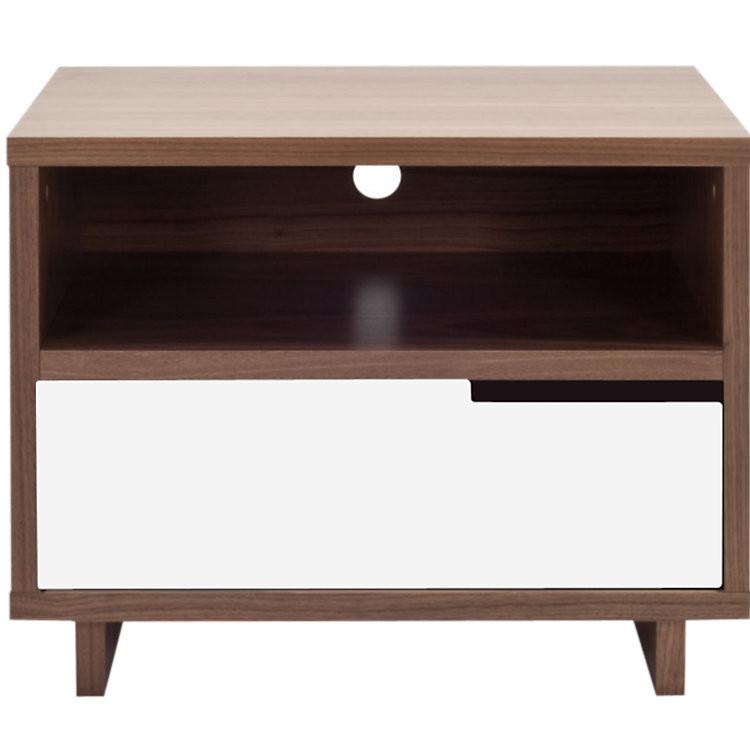 Modu-Licious Bedside Table side/end table BluDot Walnut White