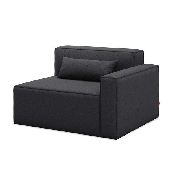Mix Modular Arm Chair Sofa Gus Modern Right Orientation Mowat Raven