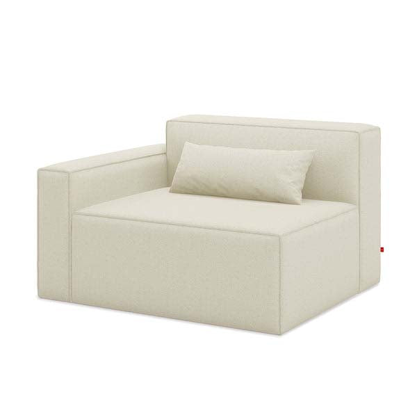 Mix Modular Arm Chair Sofa Gus Modern Left Orientation Mowat Sand